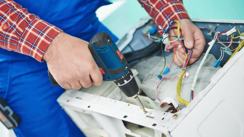 Kazan Fagor Fagor çamaşır makinesi kart tamiri – Su almama arızası orijinal parça ile giderildi. - Teknik servis örneği